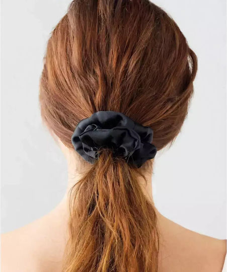 Kentia Scrunchie Μαύρο
