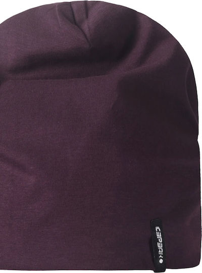 'hemet' Beanie Unisex Beanie Gestrickt in Burgundisch Farbe