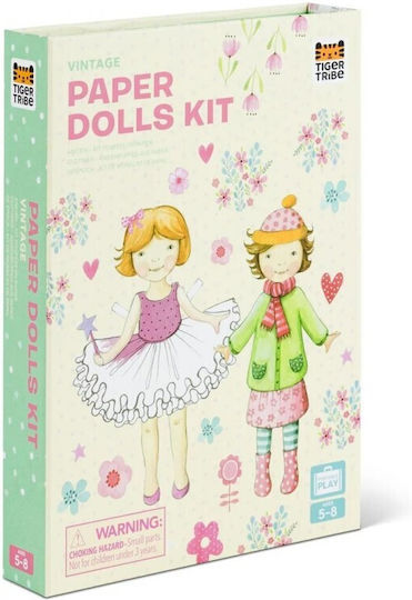 Aktivitäten Set – Papier Puppe Kit Vintage 20216 Tiger Tribe 9341736007897