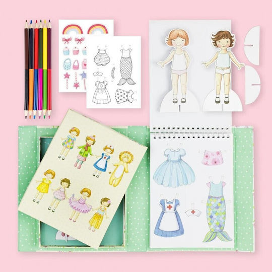 Aktivitäten Set – Papier Puppe Kit Vintage 20216 Tiger Tribe 9341736007897