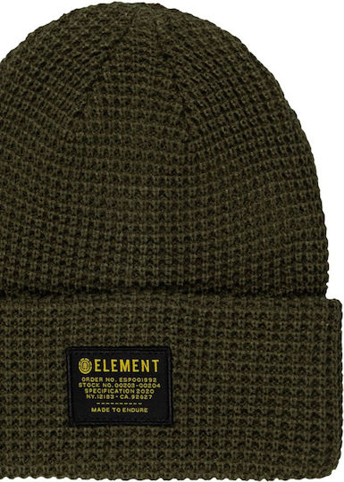 Beanie Ανδρικός Σκούφος Πλεκτός σε Χακί χρώμα