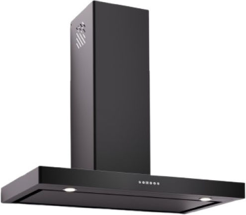 Proff Kamin-Dunstabzug 60cm Schwarz