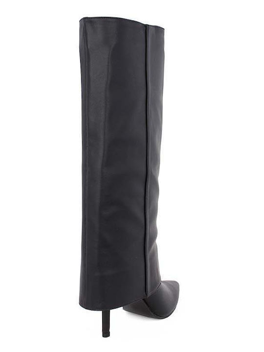 Damenstiefel mit hohem Absatz Schwarz