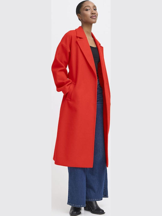 Femeie Red Palton
