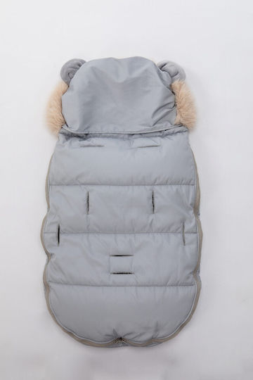 FreeOn Arctic Калъф за количка Waterproof Сив 95x50εκ.