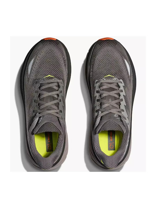 Clifton 9 Gore-tex Sport Shoes Running Gray Waterproof with Gore-Tex Membrane