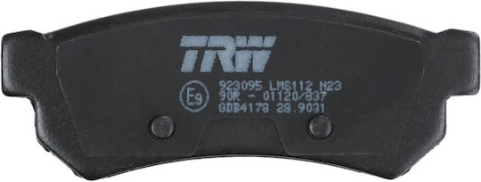 Trw Brake Pad Set Disc Brake Gdb4178