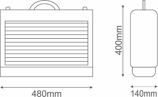 Olympia Electronics Ηλεκτρική Εντομοπαγίδα Led με Κολλητική Επιφάνεια 9W 80m² 925022101
