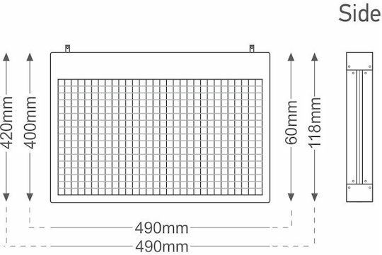 Olympia Electronics Ηλεκτρική Εντομοπαγίδα Led με Κολλητική Επιφάνεια 9W 40m² 925070003