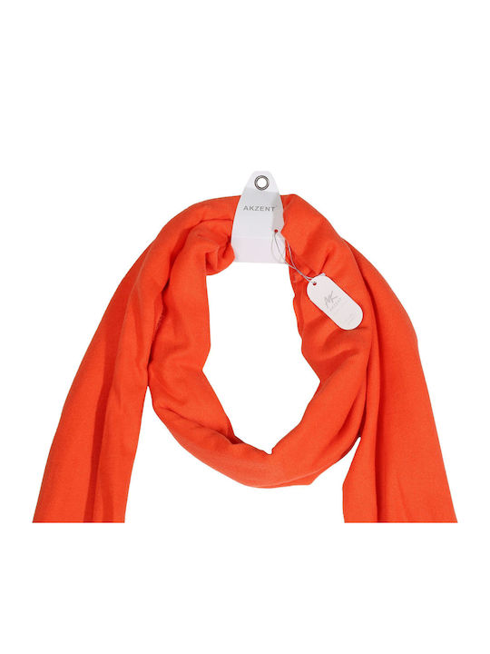 Women's Wool Scarf Orange