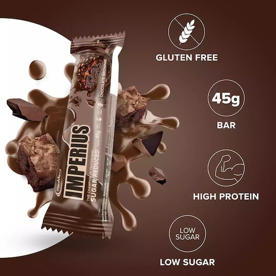 IronMaxx Imperious Riegel mit 36% Protein & Geschmack Schokoladen-Brownie 45gr