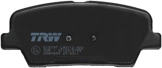 Trw Gdb3499 Комплект Спирачни Накладки Дискови Спирачки