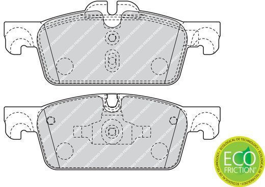 Ferodo Fdb4405 Комплект Спирачни Накладки Дискова Спирачка