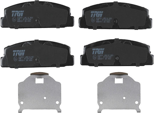 Trw Gdb3352 Bremsbelag Set Scheibenbremse
