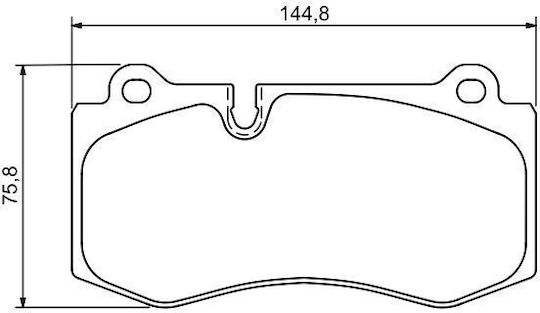 Bosch Set Plăcuțe Frână Disc 0 986 494 167