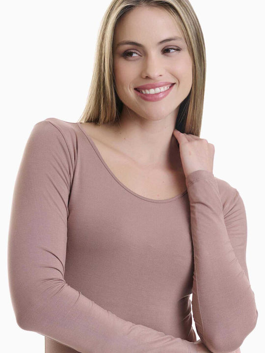 Langes Damen-Bodysuit Bamboo