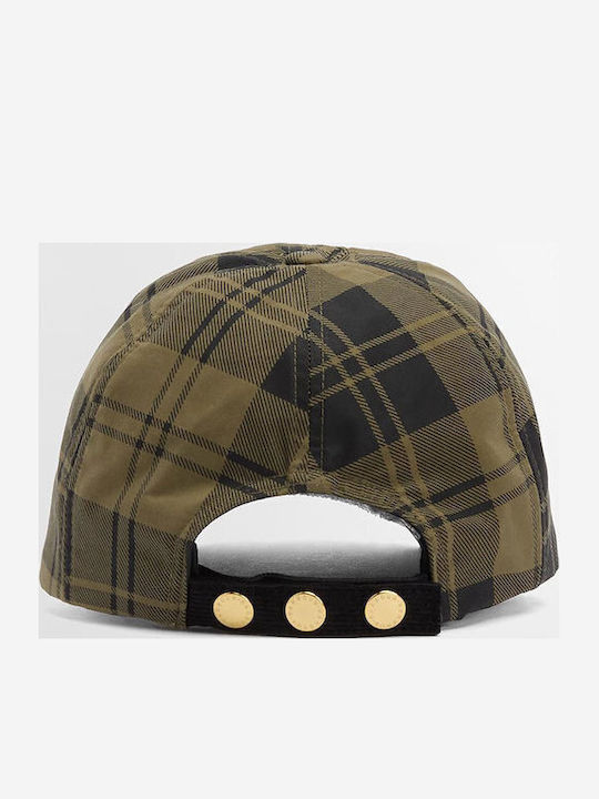 Barbour Elaine Tartan Cap Olive Jockey Women's Olive Lha0602-ol51