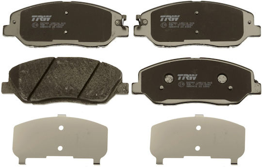 Trw Brake Pad Set Disc Brake Gdb3418