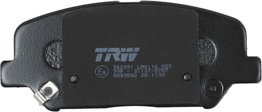 Trw Set Plăcuțe De Frână Disc Frână Gdb3582