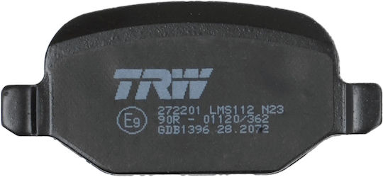 Trw Gdb1396 Brake Pad Set Disc Brake