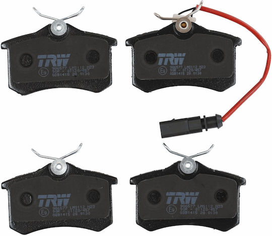 Trw Brake Pad Set Disc Brake Gdb1415