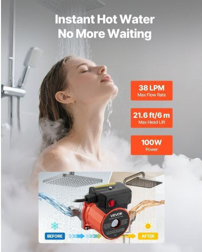 Vevor Ηλεκτρική Αντλία Επιφάνειας 100W