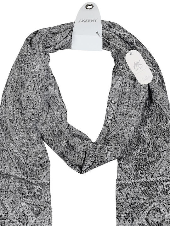 Akzent Damen Schal Gray