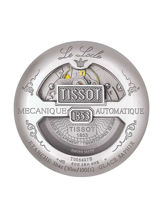 Tissot T-Classic Le Locle Powermatic Ceas Automat Cu Curea Din Piele