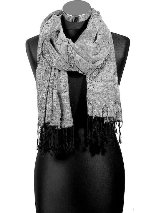 Akzent Damen Schal Gray