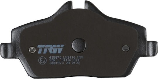 Trw Brake Pad Set Disc Brake Gdb1870