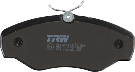 Trw Brake Pad Set Disc Brake Gdb1478