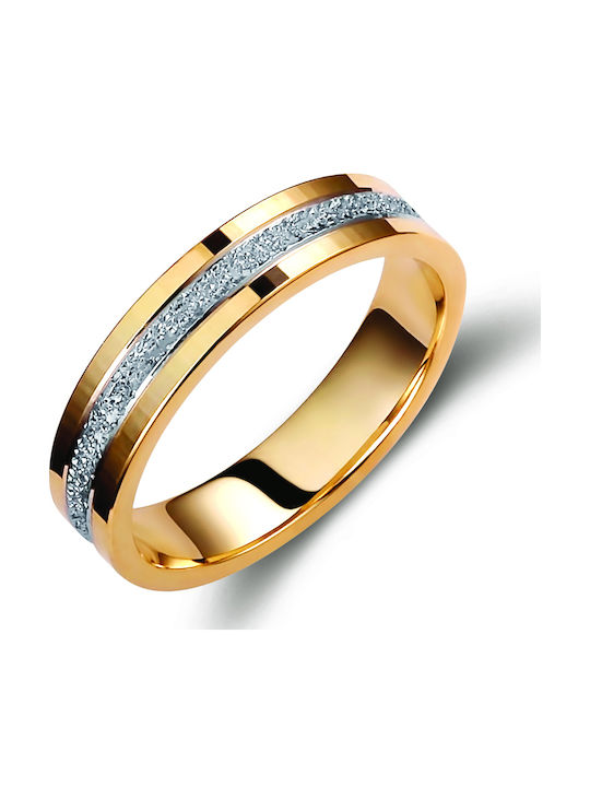 Valauro Dicolor Gold 9k Eheringe Set – Breite 4,5 mm