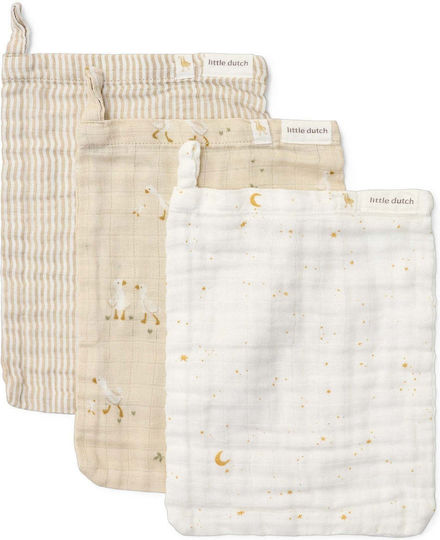 Little Dutch Baby Bath Glove Little Goose Beige