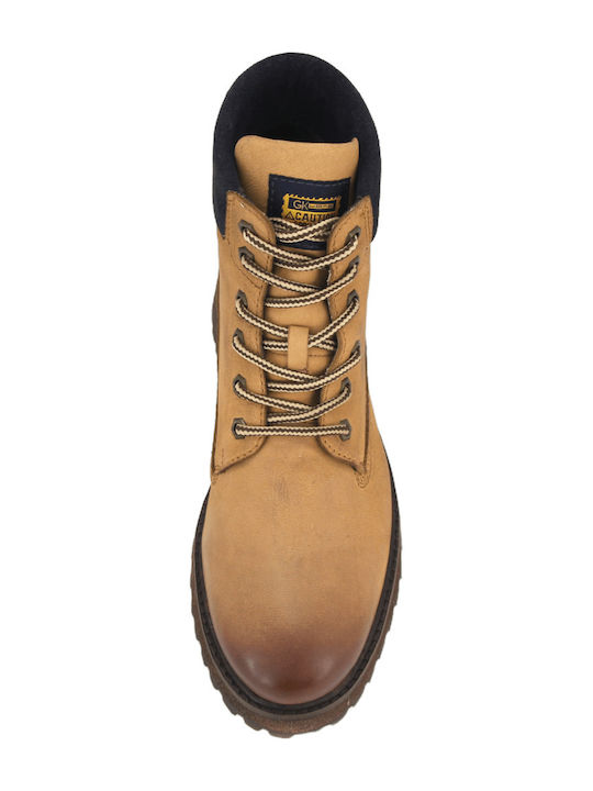 Leather Brown Men's Boots