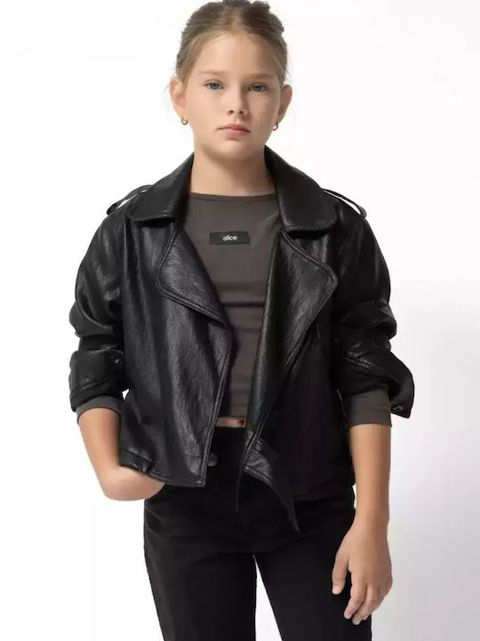 Kids' Jacket Short with Lining Black