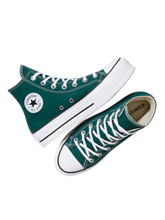 Converse Chuck Taylor All Star Lift Platform Boots Green A14510C