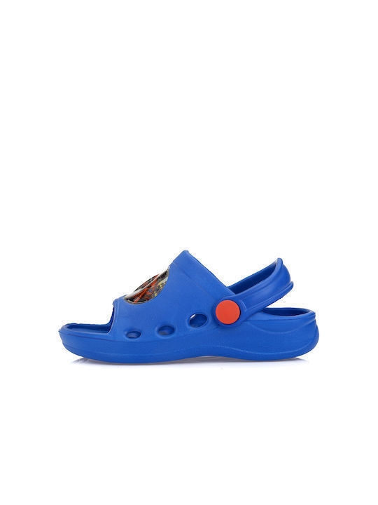 Spiderman Children's Beach Shoes Light Blue