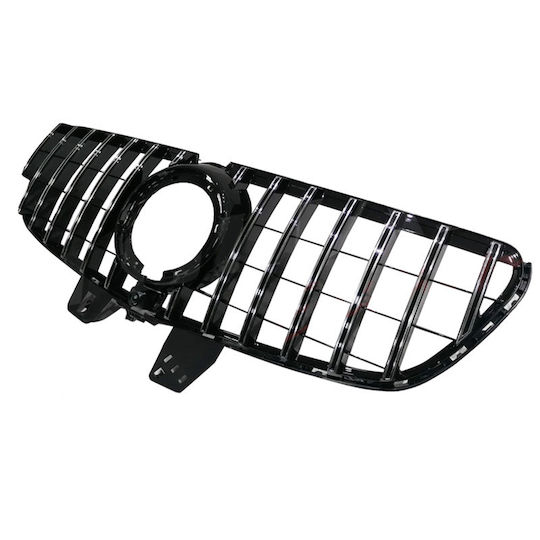 Mask Mercedes-Benz V-Class W447 Facelift 2020+ GT AMG Panamericana Look Black Chrome 1 Piece Mercedes Benz Carner