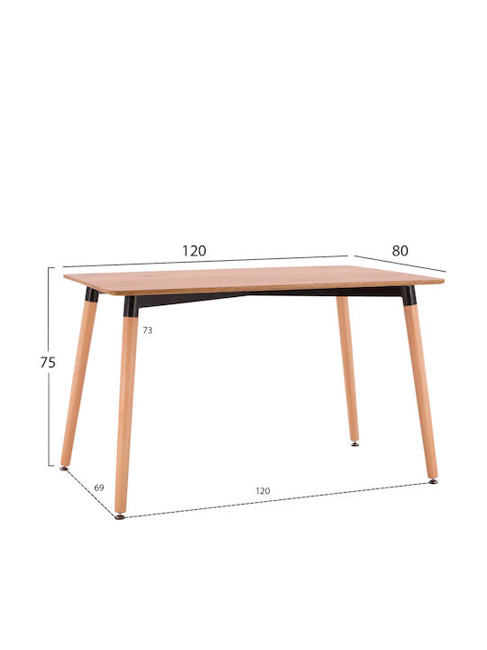 Трапезария Lucien 5бр 80x120бр