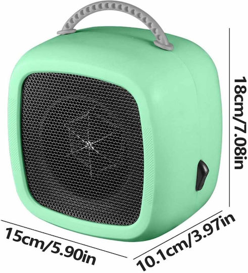 Uncle George Αερόθερμο Δωματίου Δαπέδου Πράσινο 400W