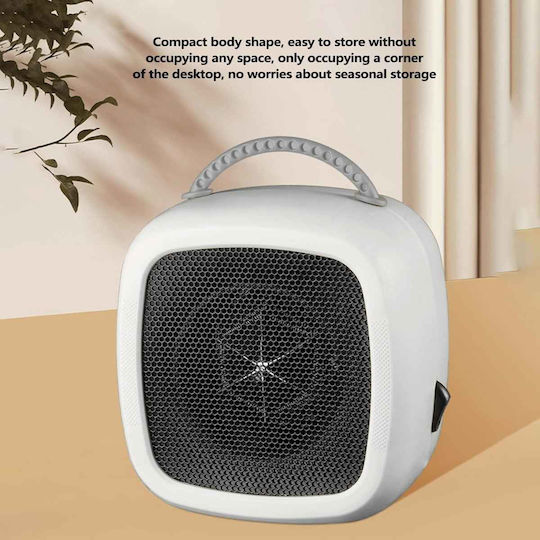 Uncle George Fan Heater Room Floor White 400W