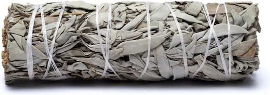 White Sage Smudge Stick 10χ3cm 3 Ραβδιά Θυμιάματος Λευκό Φασκόμηλο