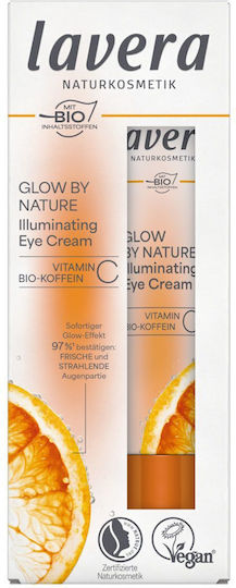 Lavera Glow By Nature Eye Cream for Moisturizing Brightening Dark Circles and Firming 15ml
