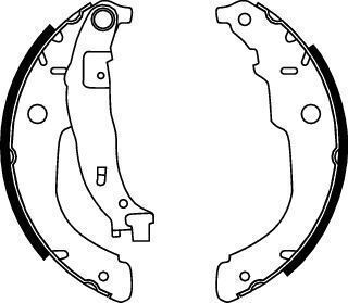 Trw GS8731 Brake Shoe Set