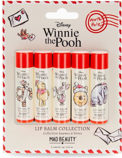 Mad Beauty Winnie Pooh Σετ Lip Balm
