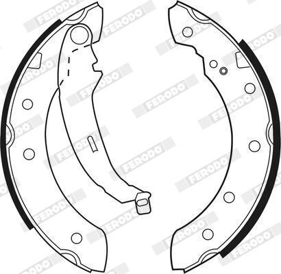 Ferodo Brake Shoe Set Fsb519