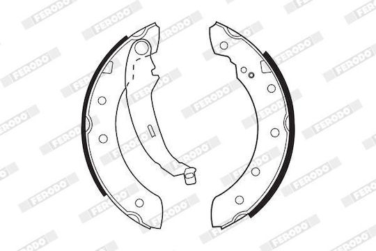Ferodo Brake Shoe Set Fsb519