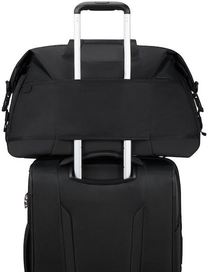 Samsonite Respark Reisetasche Schwarz aus Künstliches Leder L48xB24xH24cm