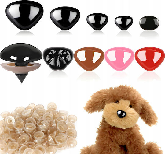 Spielzeugaugen Set Zola 575 Stück Größen 6-14 Mm 8 Verschiedene Designs Aufbewahrungsbox