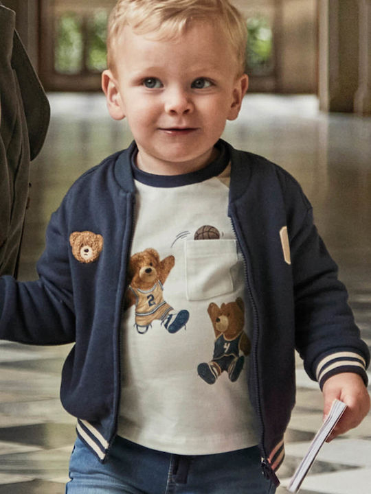 Kinderhemd Langarm Beige